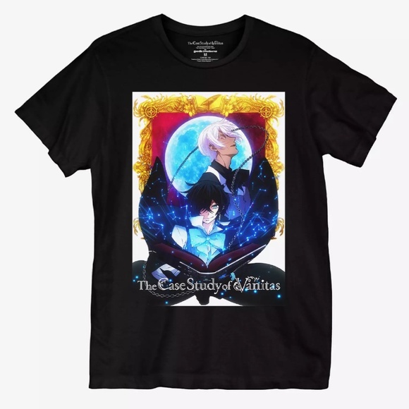 Hot Topic The Case Study of Vanitas Noe Blue Moon Anime Tee Women Small - Picture 1 of 1